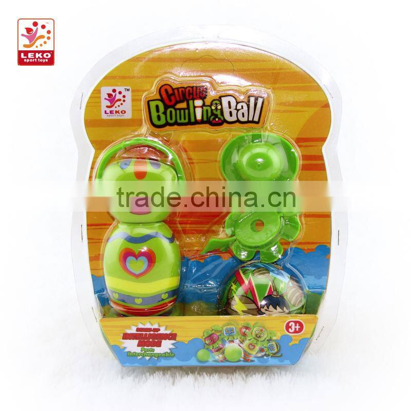 DIY Colorful PU Bowling ball with tinkle for promotion