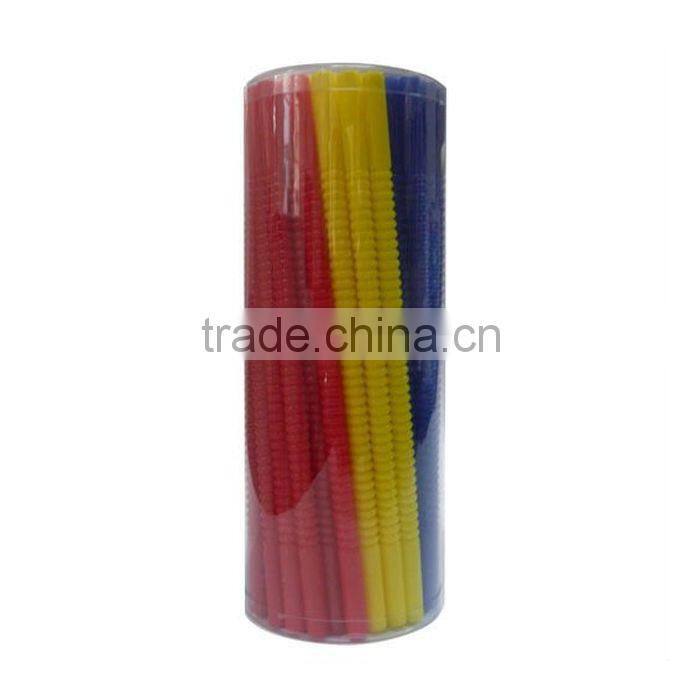 Fancy plastic party straw for children, multiple colors sound making