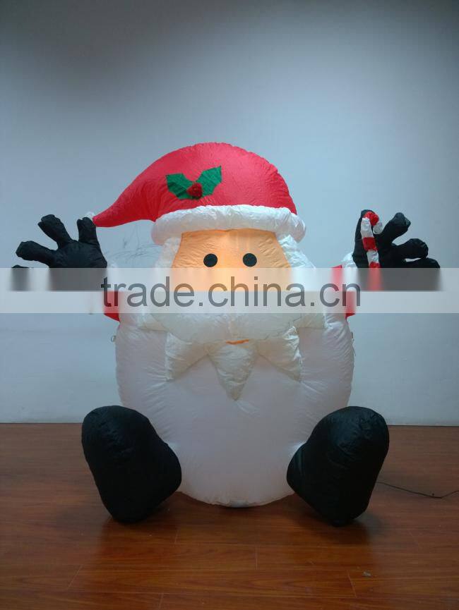 DJ-XT-66 inflatable best made toys christmas santa claus fat chubby hug doll