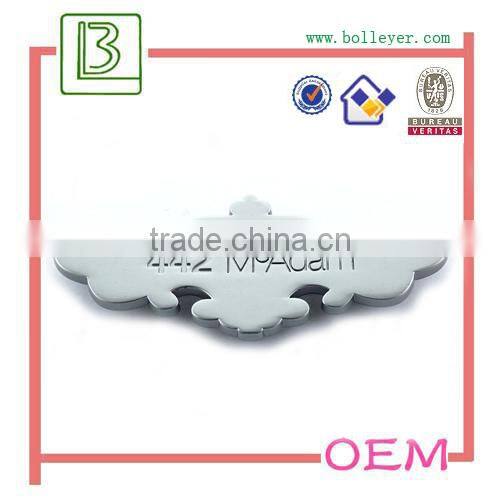 Enamel Metal Logo for Jeanswear Leather