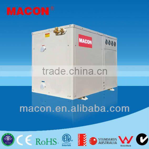 R410a water to water heat pump split type heating & hot water for fitness center