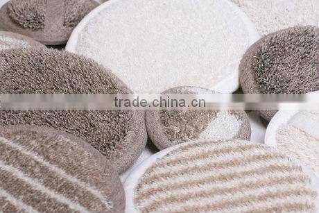 Terry rough linen white fabric