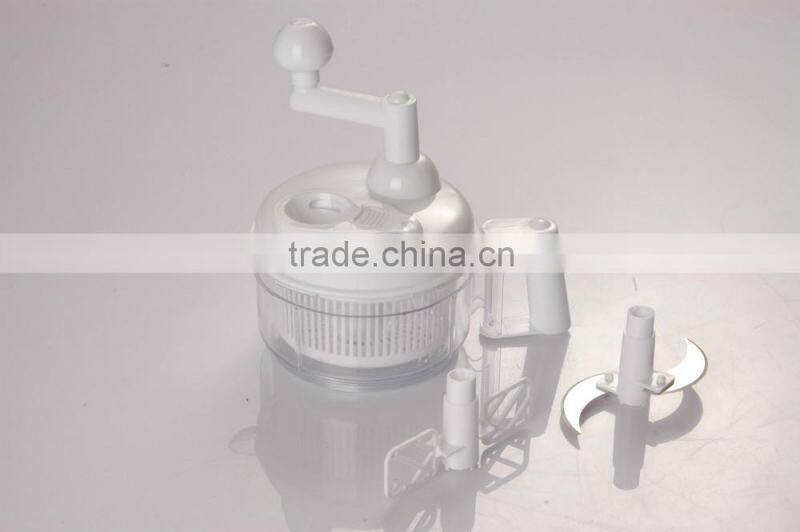 7 in 1 multi-function manual food processor /manual food chopper /manual food mixing machine