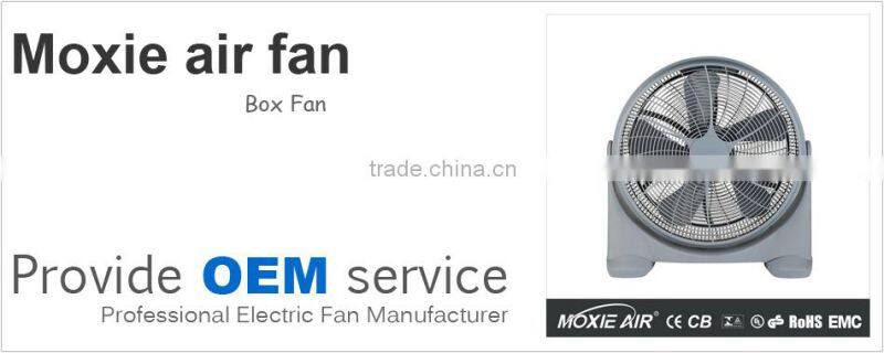20" inch 360 degree oscillating electric box fan
