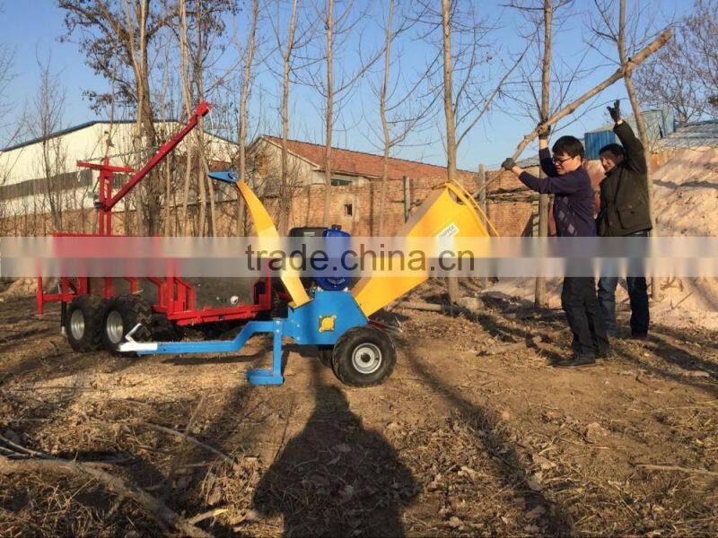 2016 hot sales tipping atv log trailer