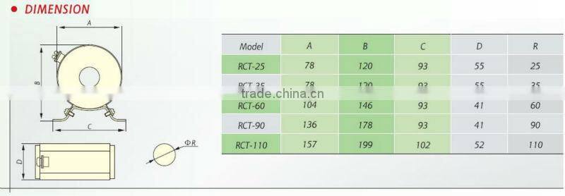 DIXSEN brand low voltage high accuracy current transformer RCT