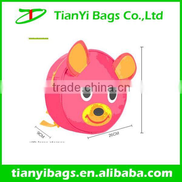 2014 new style cute wholesale kids animal backpack