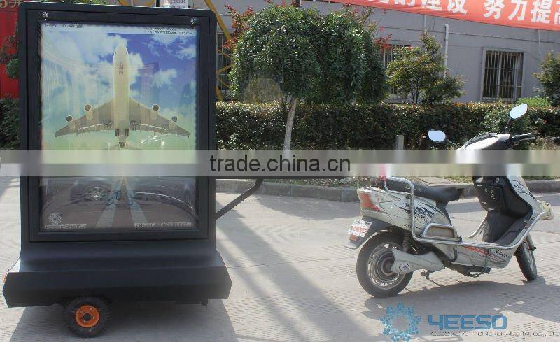 YEESO Mini Advertising billboard, Motorcycle mobile light box