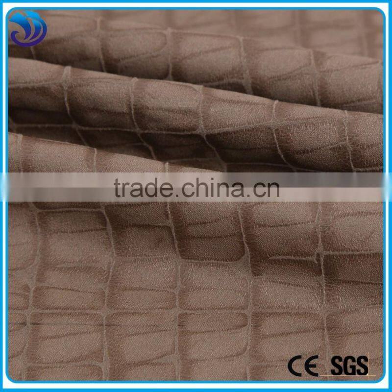 weft knitted fashionable bronzing suede for garment dress
