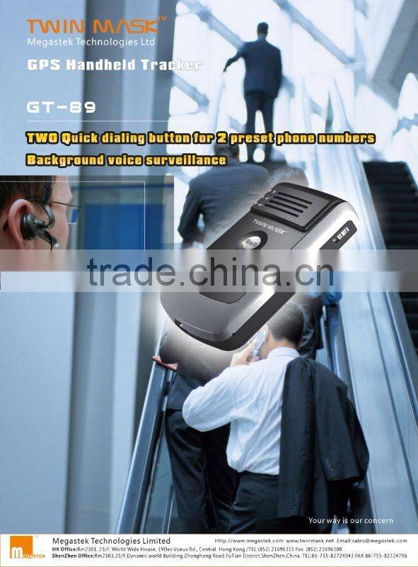 Personal GSM GPS Tracker GPS Quad Band Dial Speak Monitor Real-time Tracking