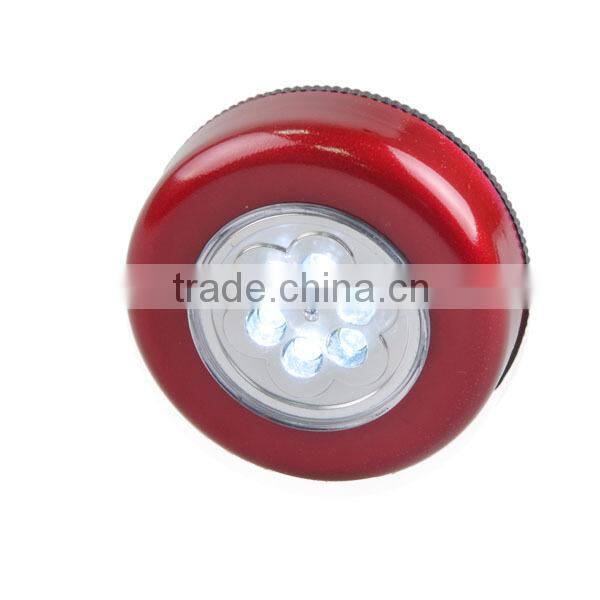 Sticker 6 LED Colorful ABS LED Touch Lamp