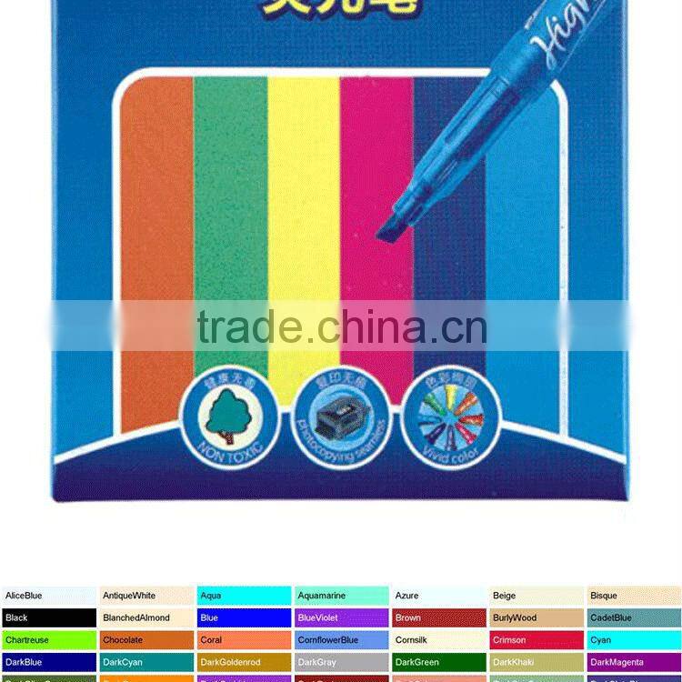 Fancy highlighter pen fluorescent marker item 515