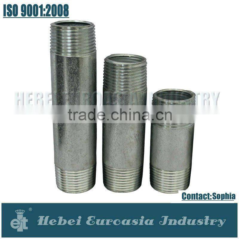 South American Market Chrome Plated Carbon Steel Pipe Nipple