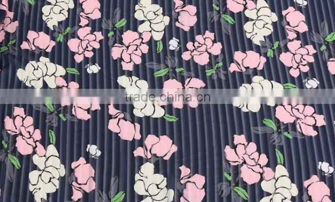 100D polyester printing chiffon fabric for dress and scarves