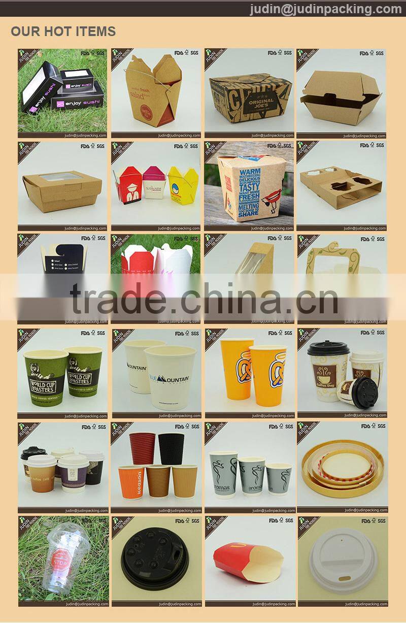 700ml disposable printed handled packing box