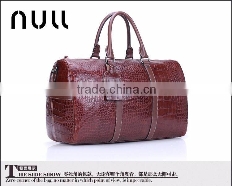 Mens Tote Travel Genuine Leather Oversized Wear-resist Travel Duffle Weekend Bag