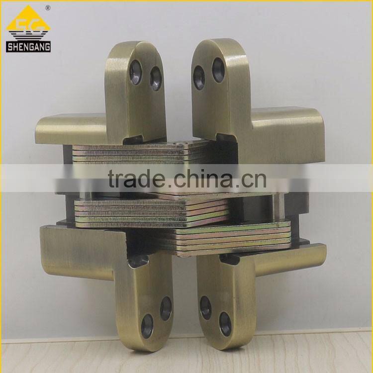 138.8*33.5*50mm zinc alloy easy assembled semi trailer door concealed hinge