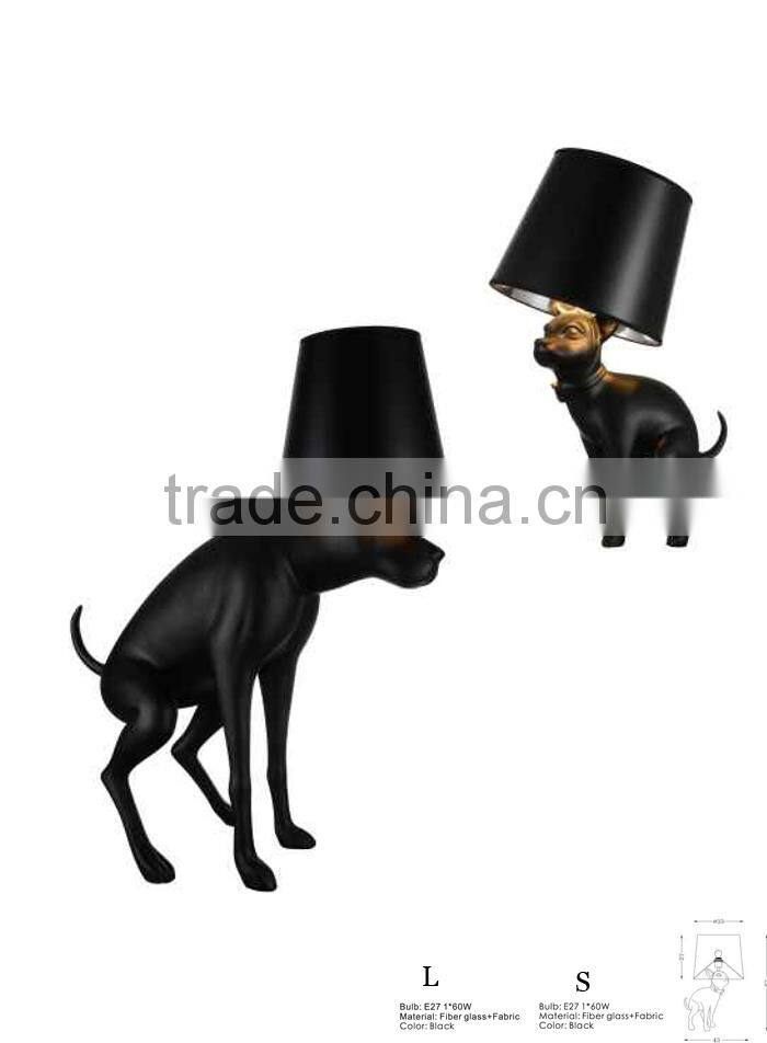 2015 Latest New Modern Design Puppy Dog Table Lamp Dog Floor Lamp