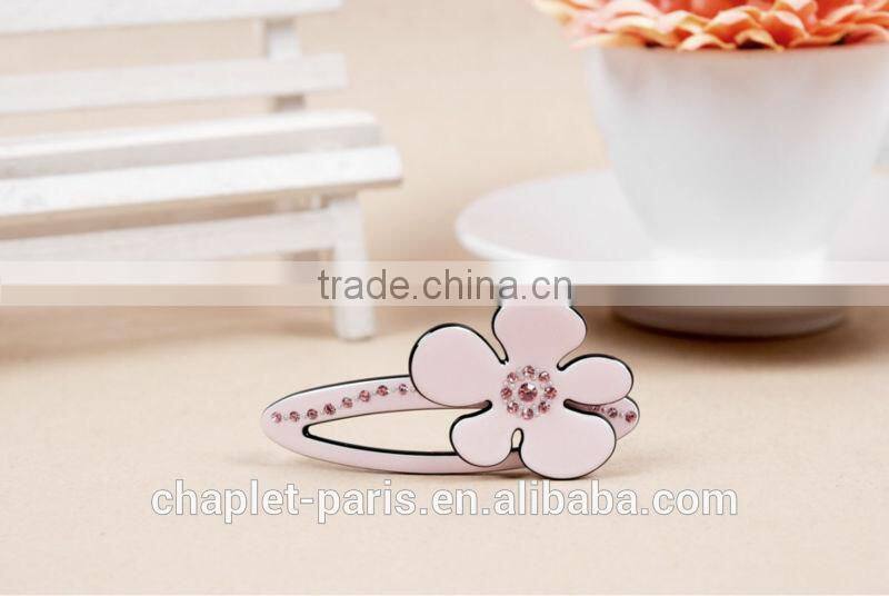 wholesale flower headwear rhinestone hairpin girls lovely hair accessory