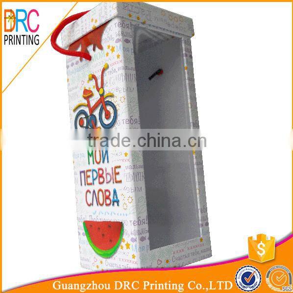 Custom PVC window Coated paper box