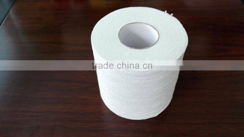 Mini printed toilet tissue paper roll
