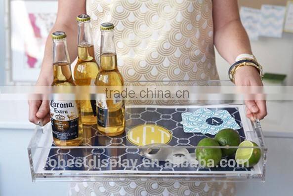 factory direct price wholesale lucite tray