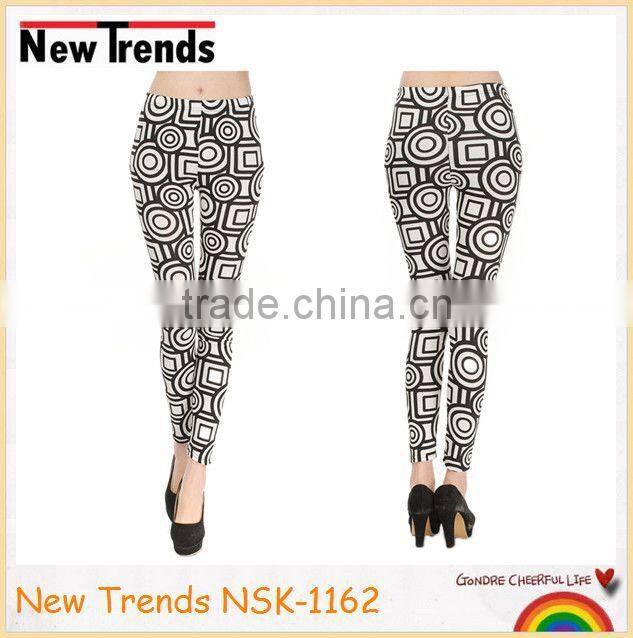 Fashion colorful chevron printing pantyhose leggings