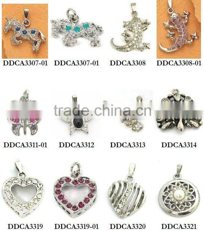 metal hockey ball charms/pendants