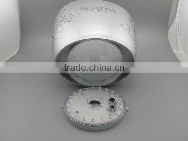 led ice bucket, grey goose, belvedere ice bucket