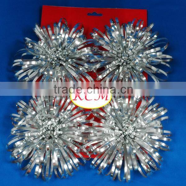 Popular Wholesale 4" Metallic Gift Bow