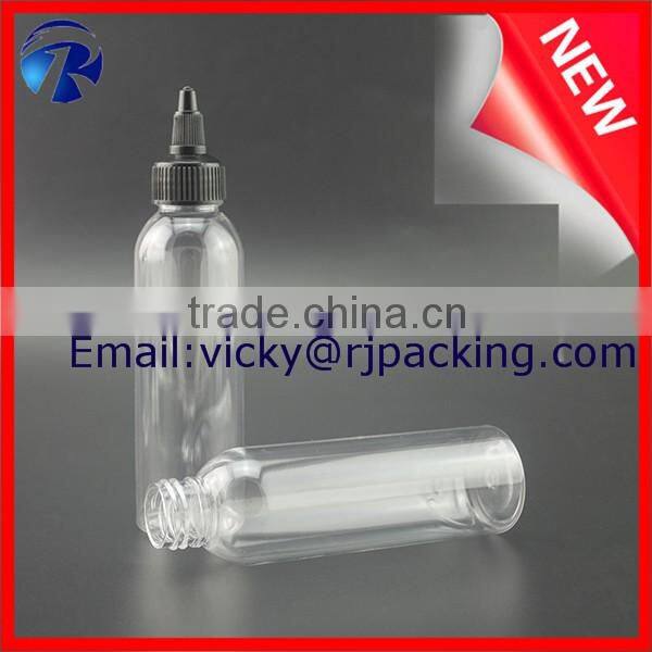 30ml/60ml/100ml/120ml Tattoo Ink PET Bottle With Twist Cap