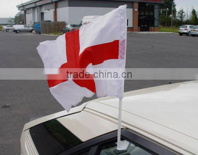 Different polyester decorative car national flags with pole