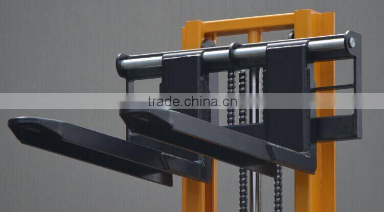 Semi-electric hydraulic stacker-- Semi-power forklift stacker-- Electrical lifting and muanl push ---SPN15 series