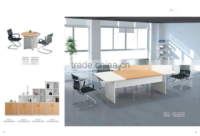 Modern design modular office small conference table 2400,office reception table design