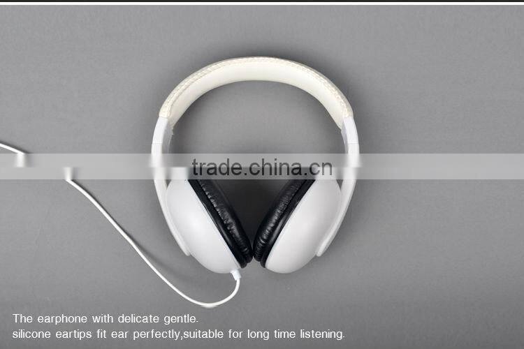 ULDUM computer headset headphone universal 3.5mm gold plug dj earphone headphone