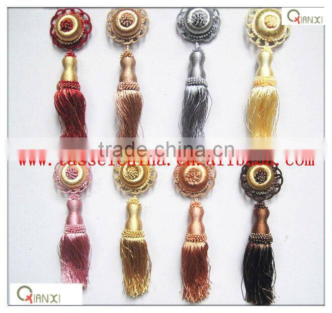 Elegent decoration curtain clip/ buckle, tieback tassel for curtain, window design