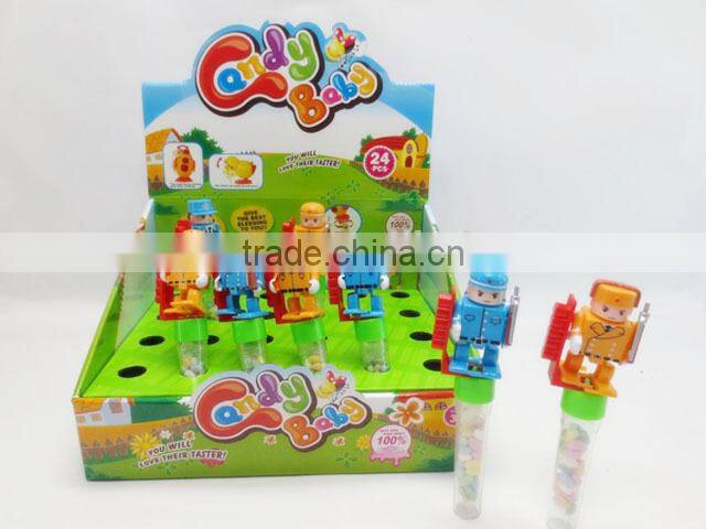 CARTOON CANDY TOYS WIND UP SWING ANIMAL