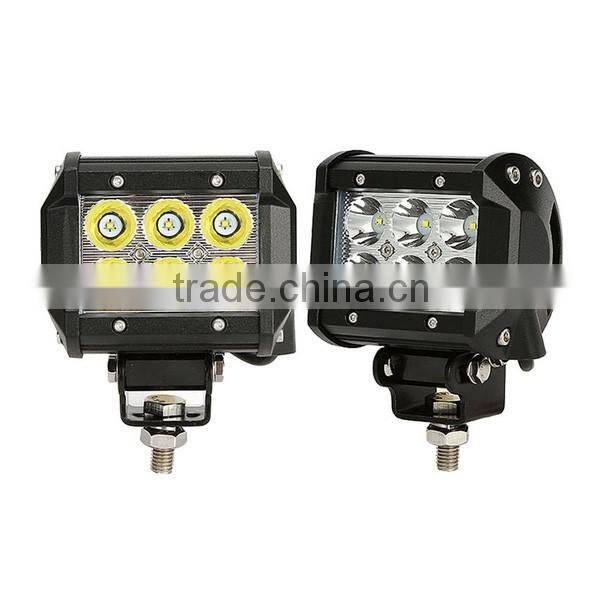 hot selling 18w led light bar with mounting barckets,4x4 accessories