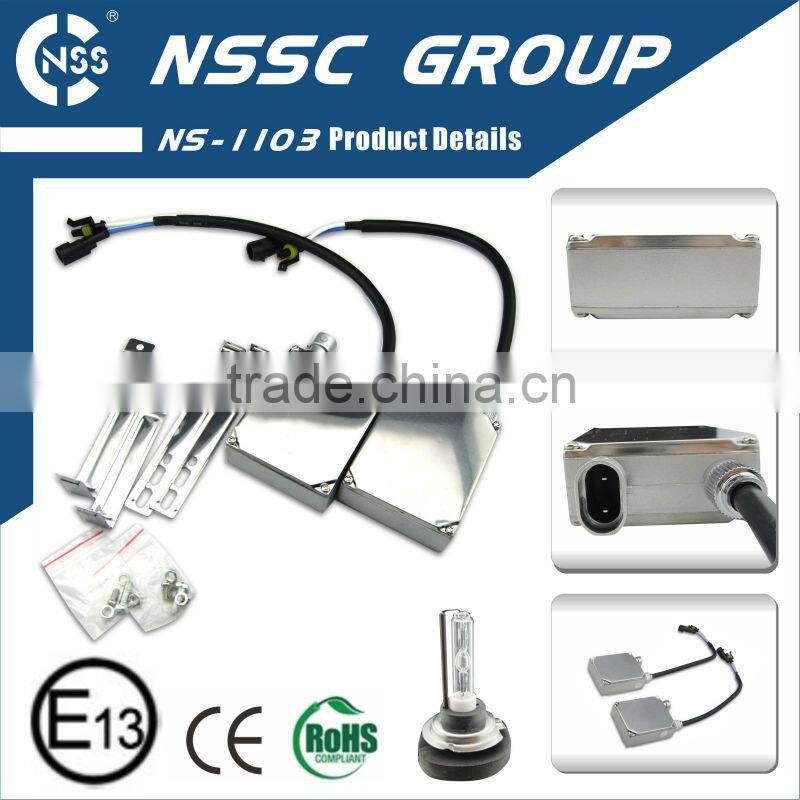 NSSC Factory Price Bestselling With CE & ROHS & E-MARK Certificate Super Vision Hid Xenon Kit H4 Hi Lo