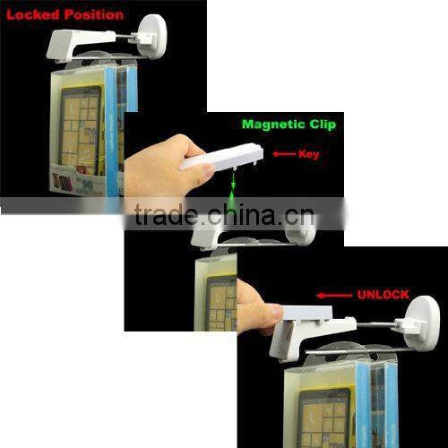 Security Retail Store Display Hook+Key For Slatwall
