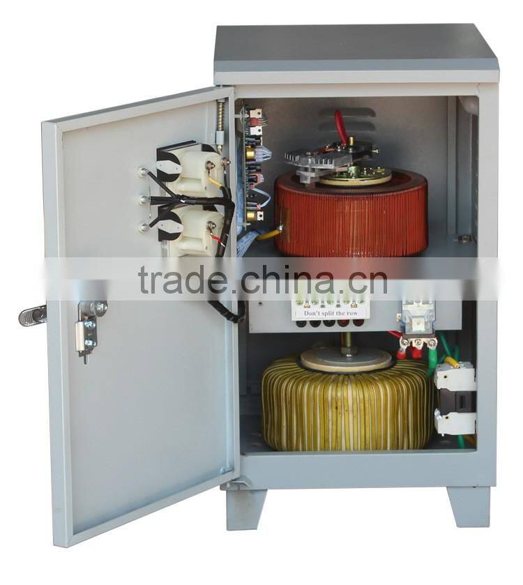 SVC 10Kva Automatic Single Phase Copper Coil Servo Motor Digital Voltage Stabilizer For Computer