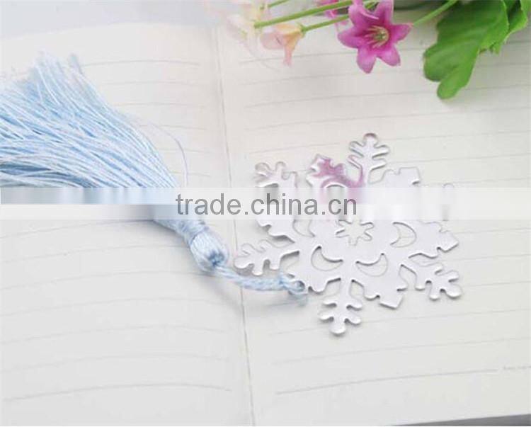 Snowflake bookmark metal bookmarks