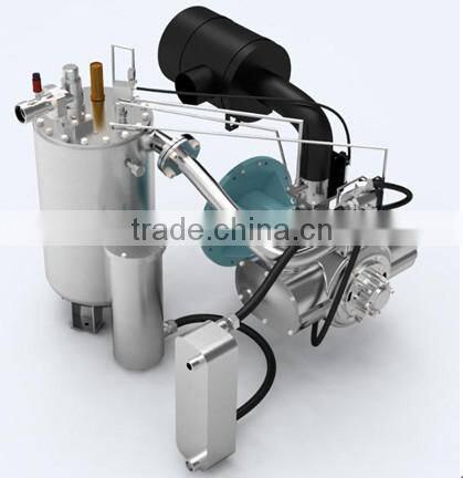 8bar oil free lubrication style and screw type oil free air compressor