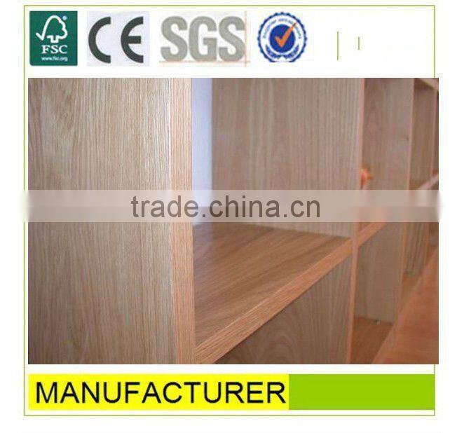 modern cheap white melamine MDF wood office bookshelf