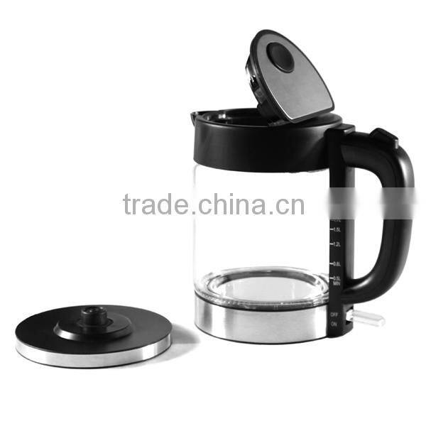1.7L electric glass water kettle