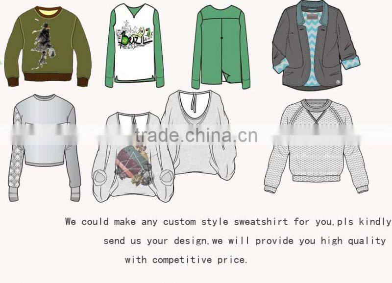 Wholesale crewneck sweatshirt full sublimation print sweater 3d sweatshirts