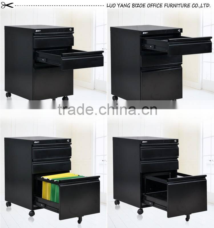 Cheap metal kd steel modern steel storage cabinet with wheel