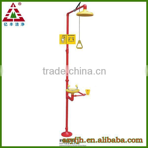 china coal Stainless steel combination emergency eye wash