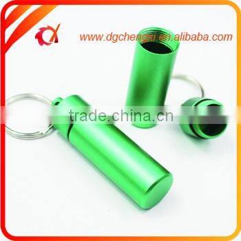 Black Flat Bottom Waterproof Box with Split Ring/Essential Travel Containers/Uses For Pill Bottles