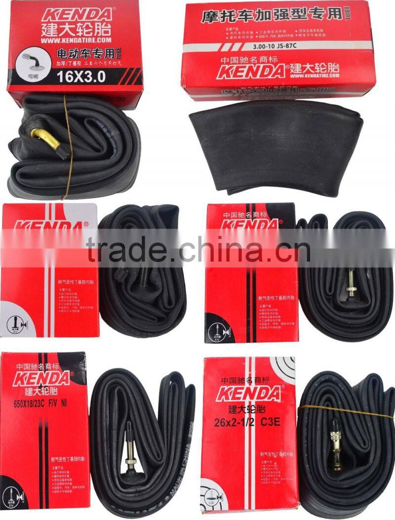 hot sale high quality factory price wear resistant KENDA bicycle tubes bicycle parts